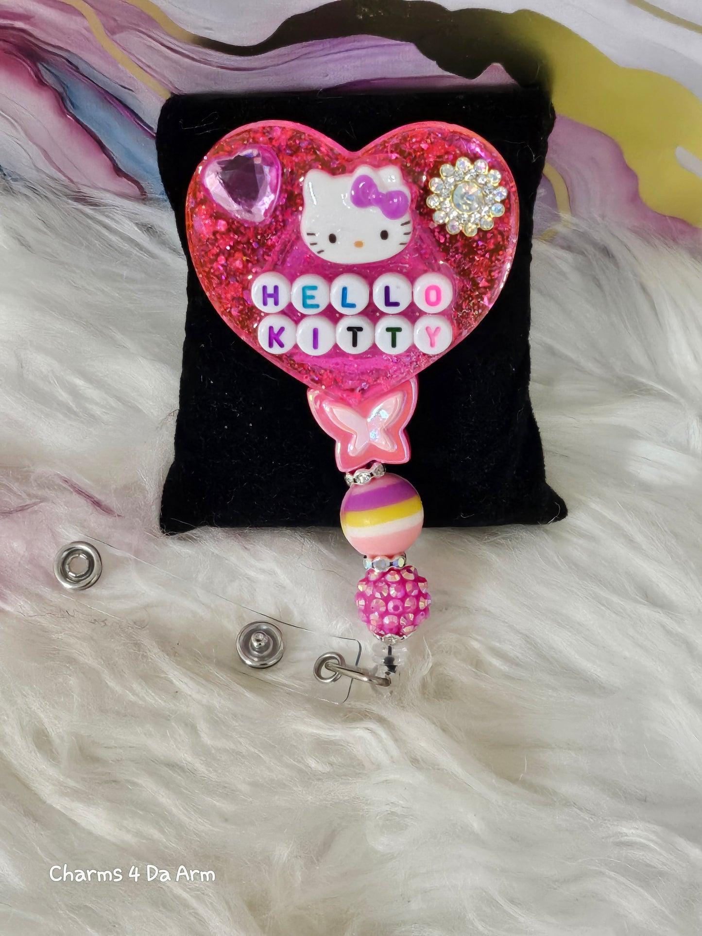 Hello Kitty badge reel