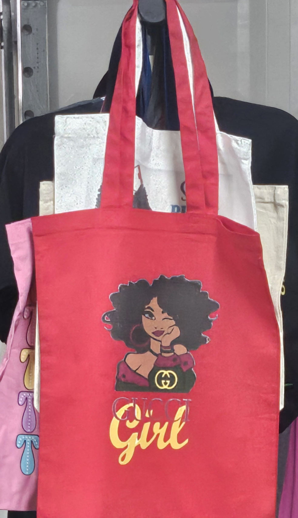 "Gucci Girl" Canvas Tote