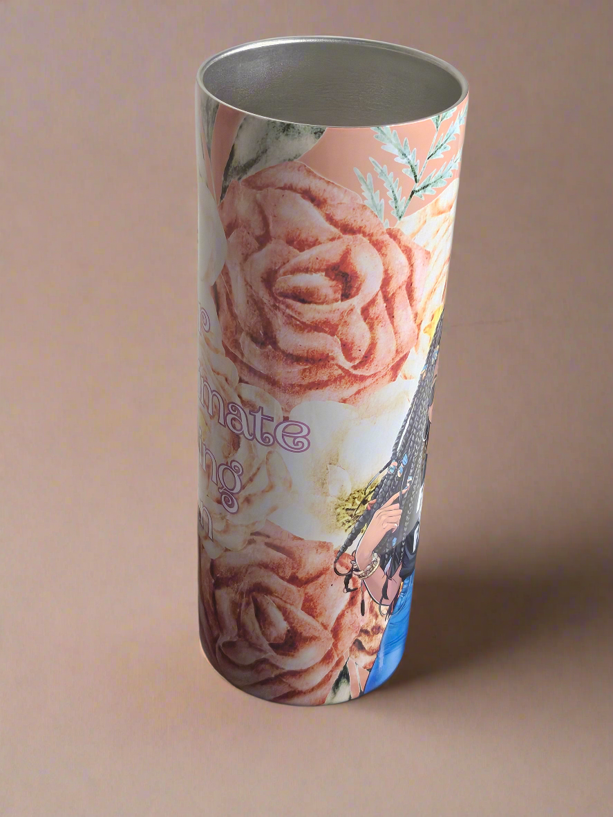 "Never underestimate a praying woman" Tumbler