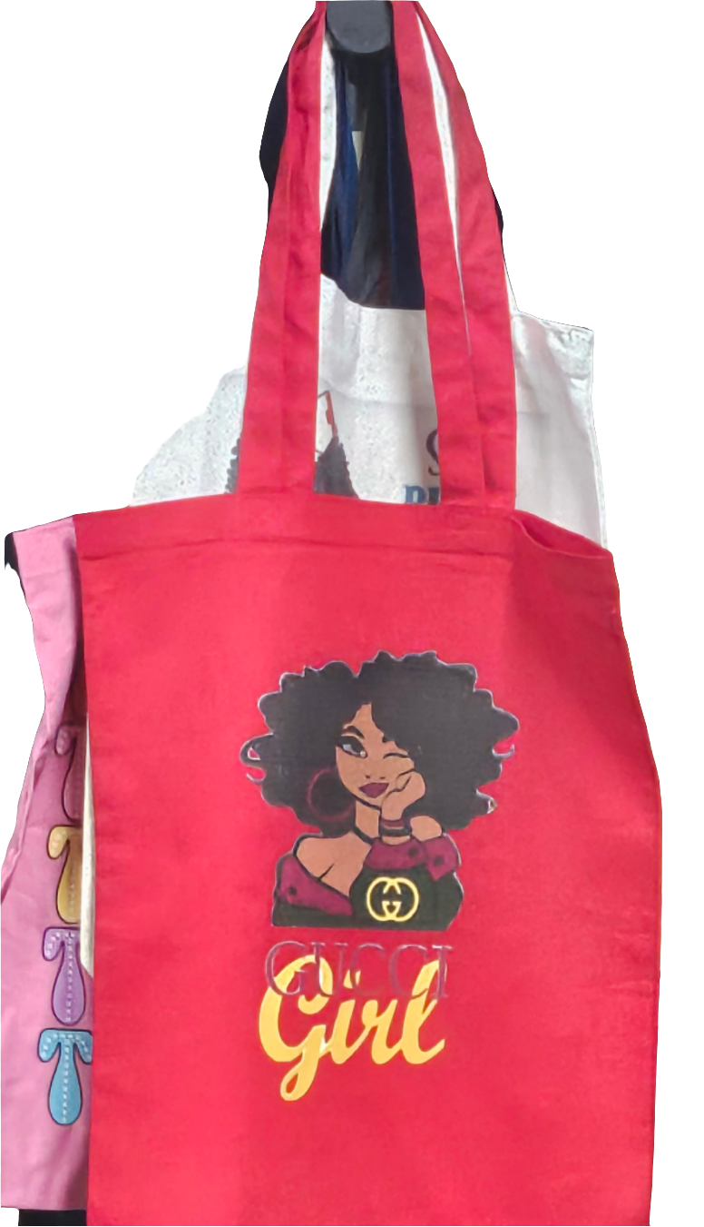 "Gucci Girl" Canvas Tote