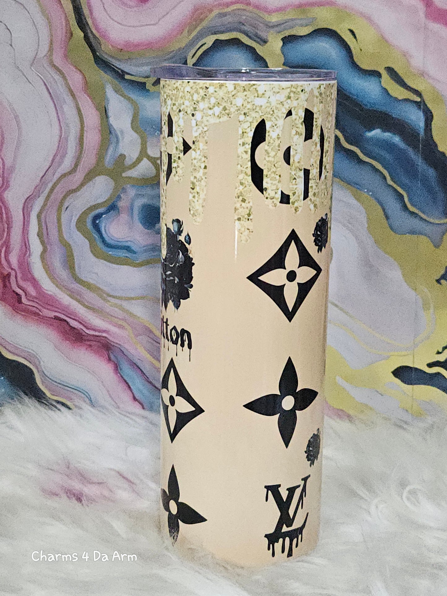 LV inspired Tumbler.