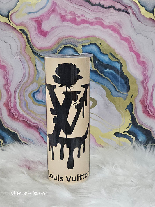 LV Rose Inspired Tumbler