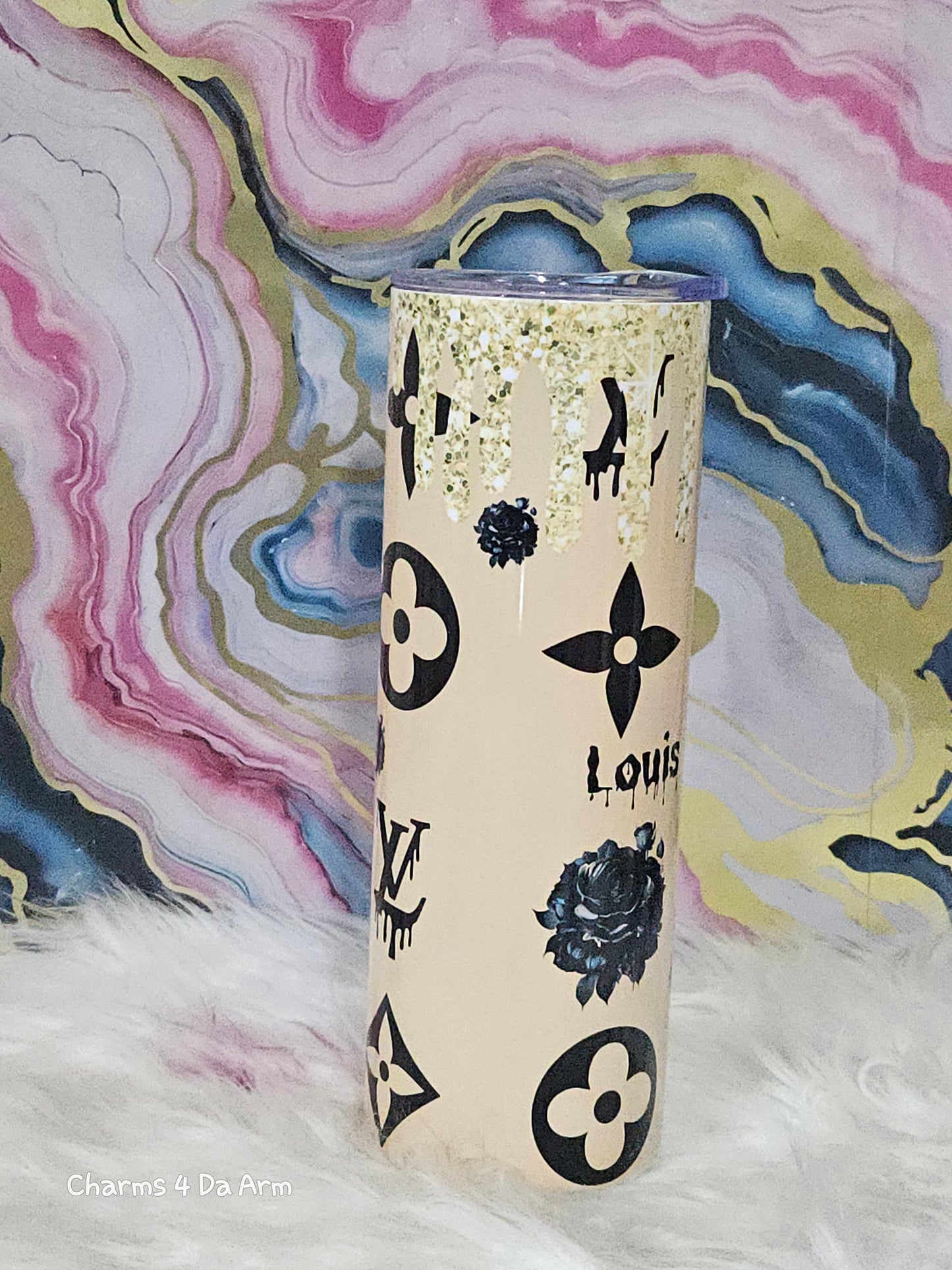 LV inspired Tumbler.