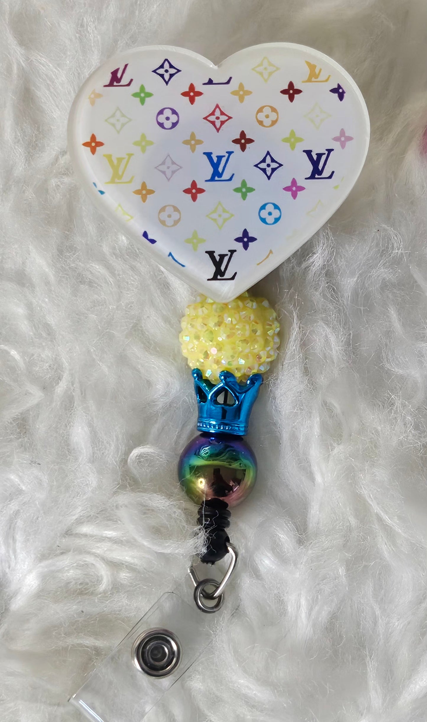 LV Inspired Badge Reel