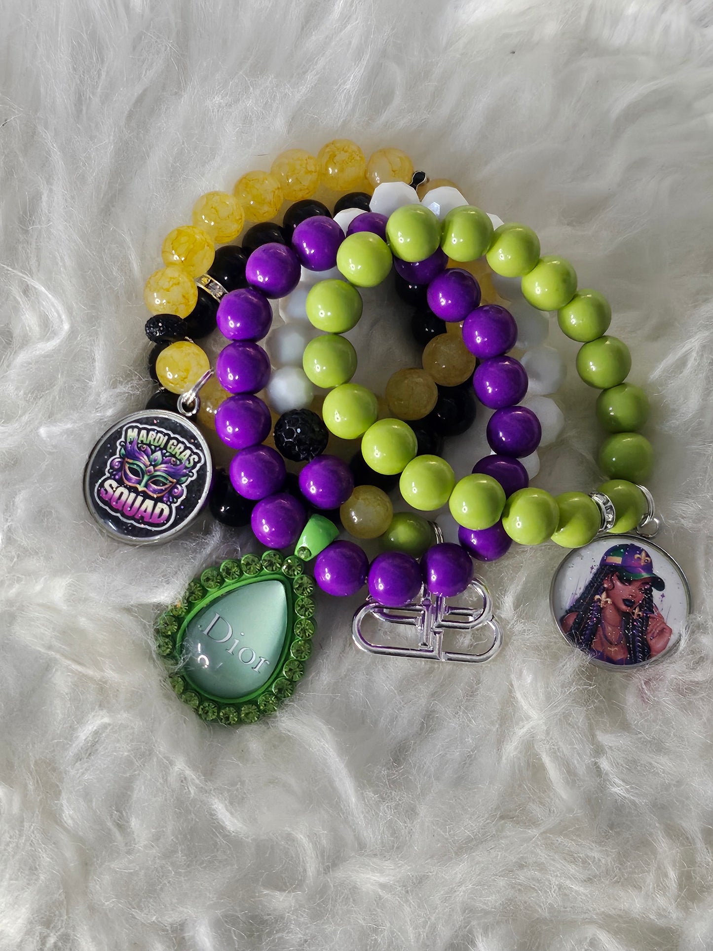 Mardi Gras Squad Dior inspired