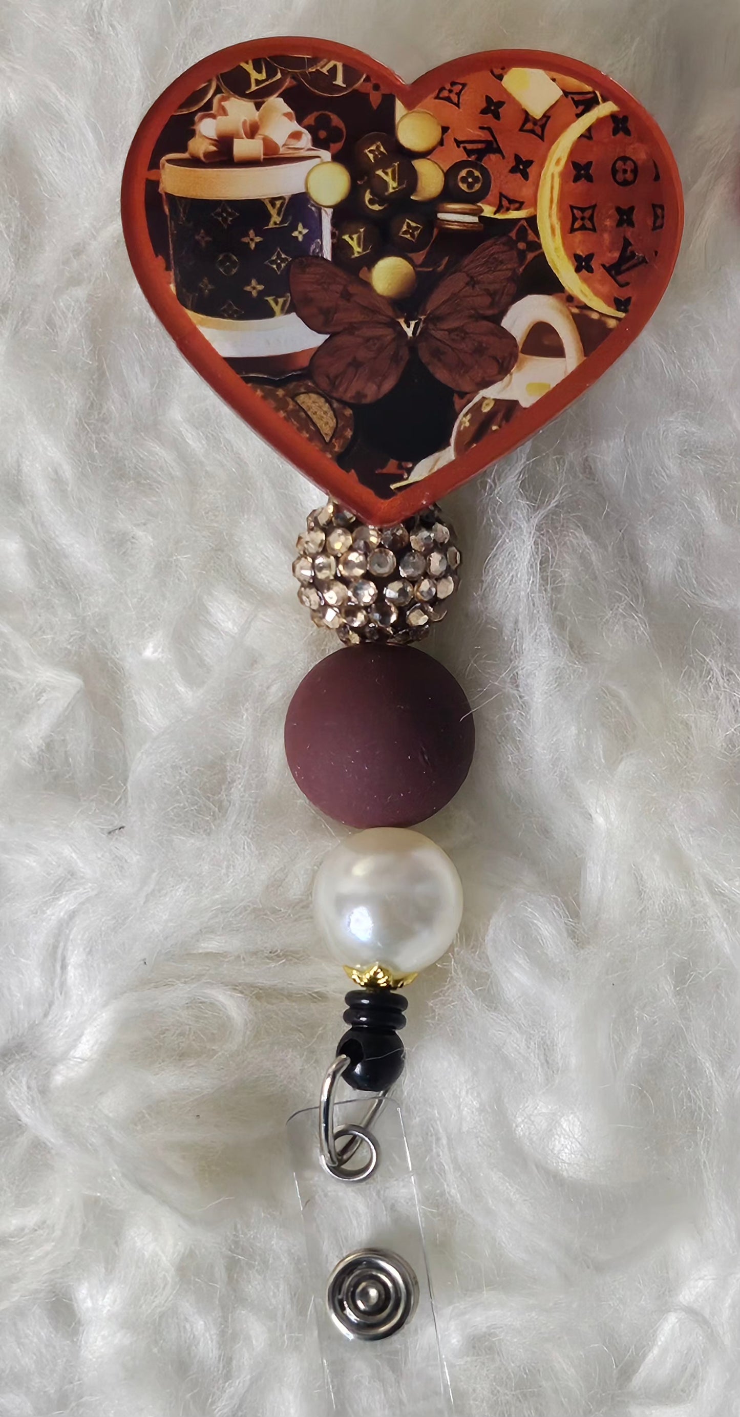 LV Inspired Badge Reel