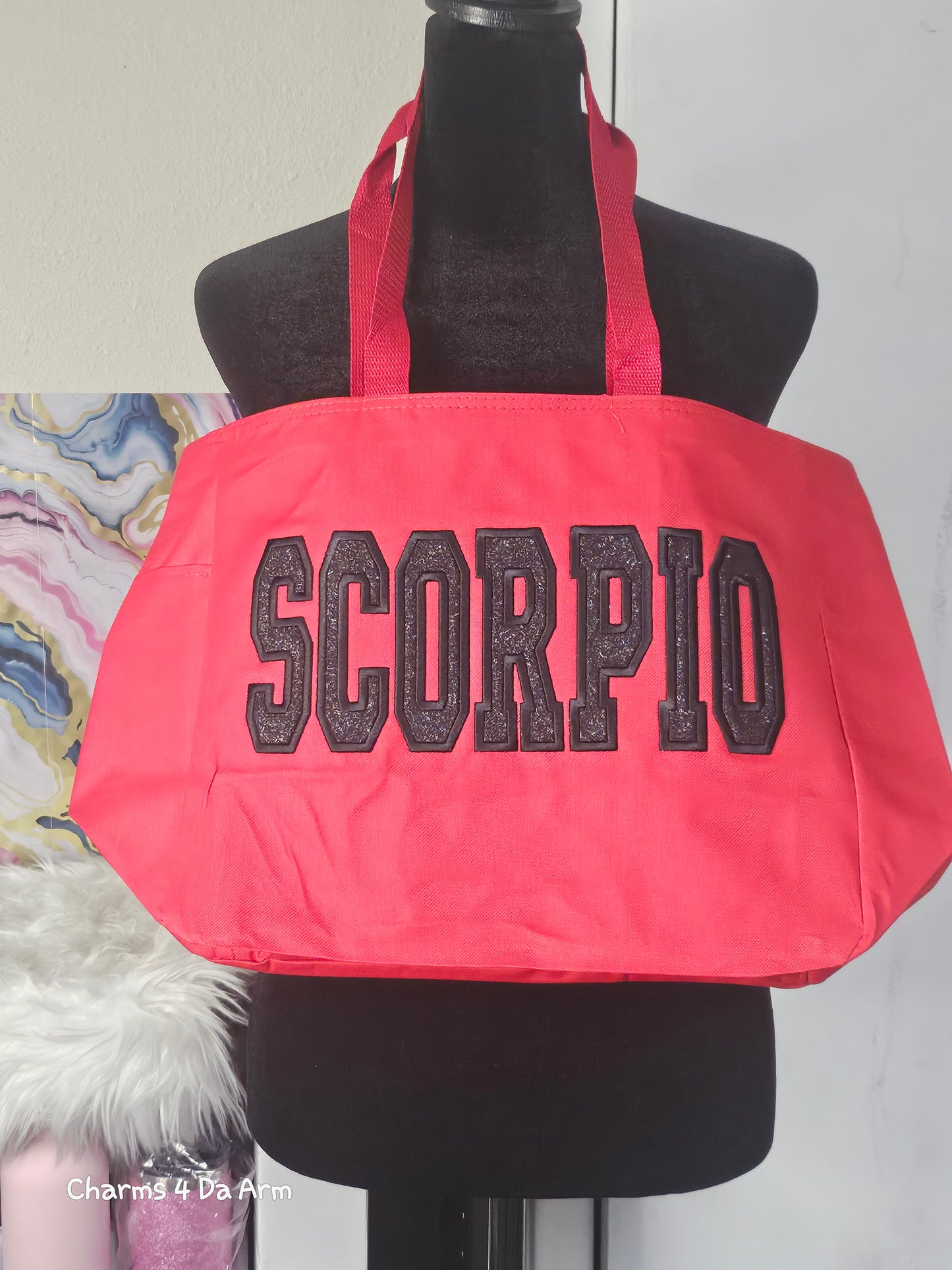 "Scorpio" Zodiac Sign Tote Bag