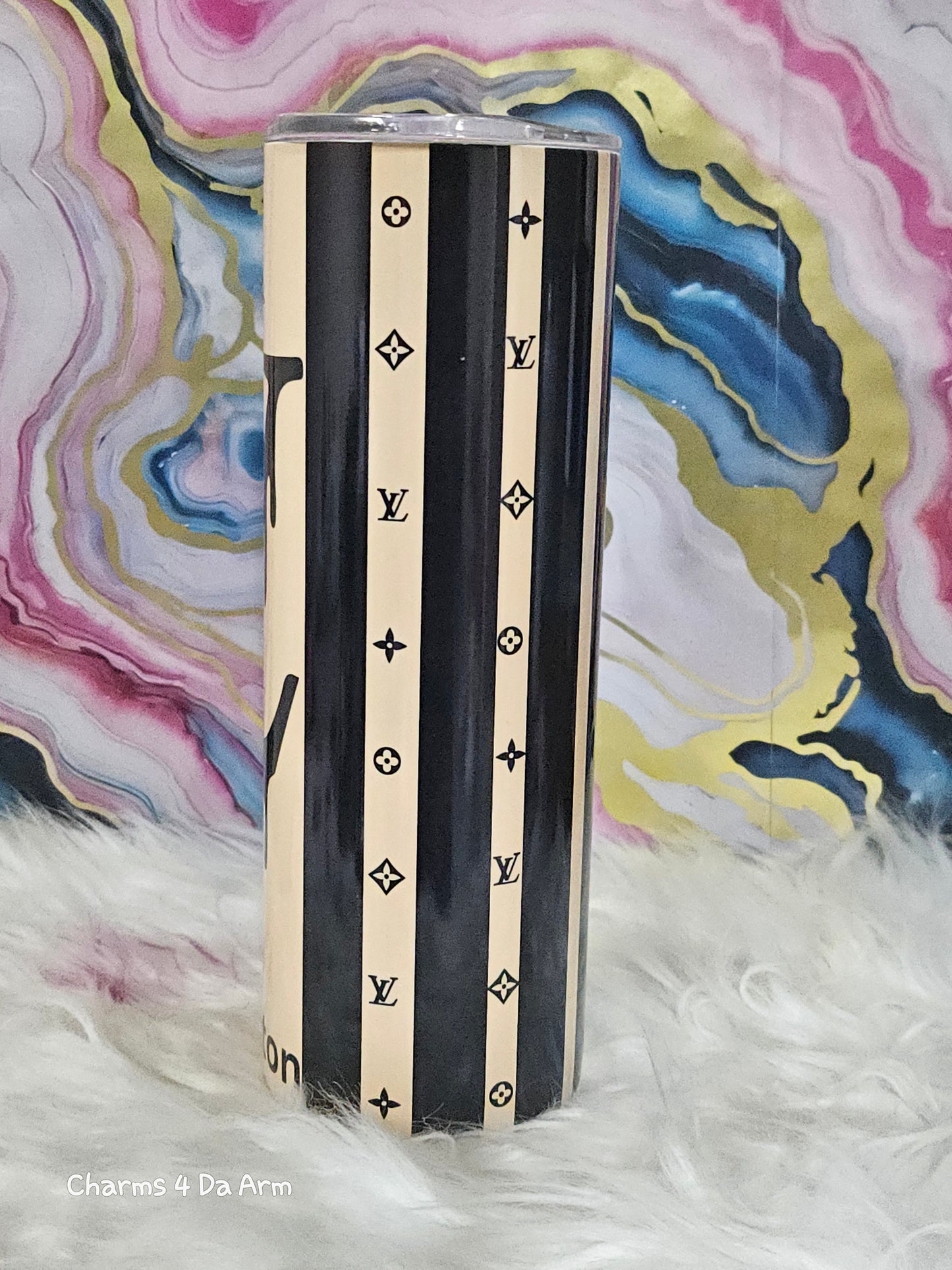 LV Rose Inspired Tumbler