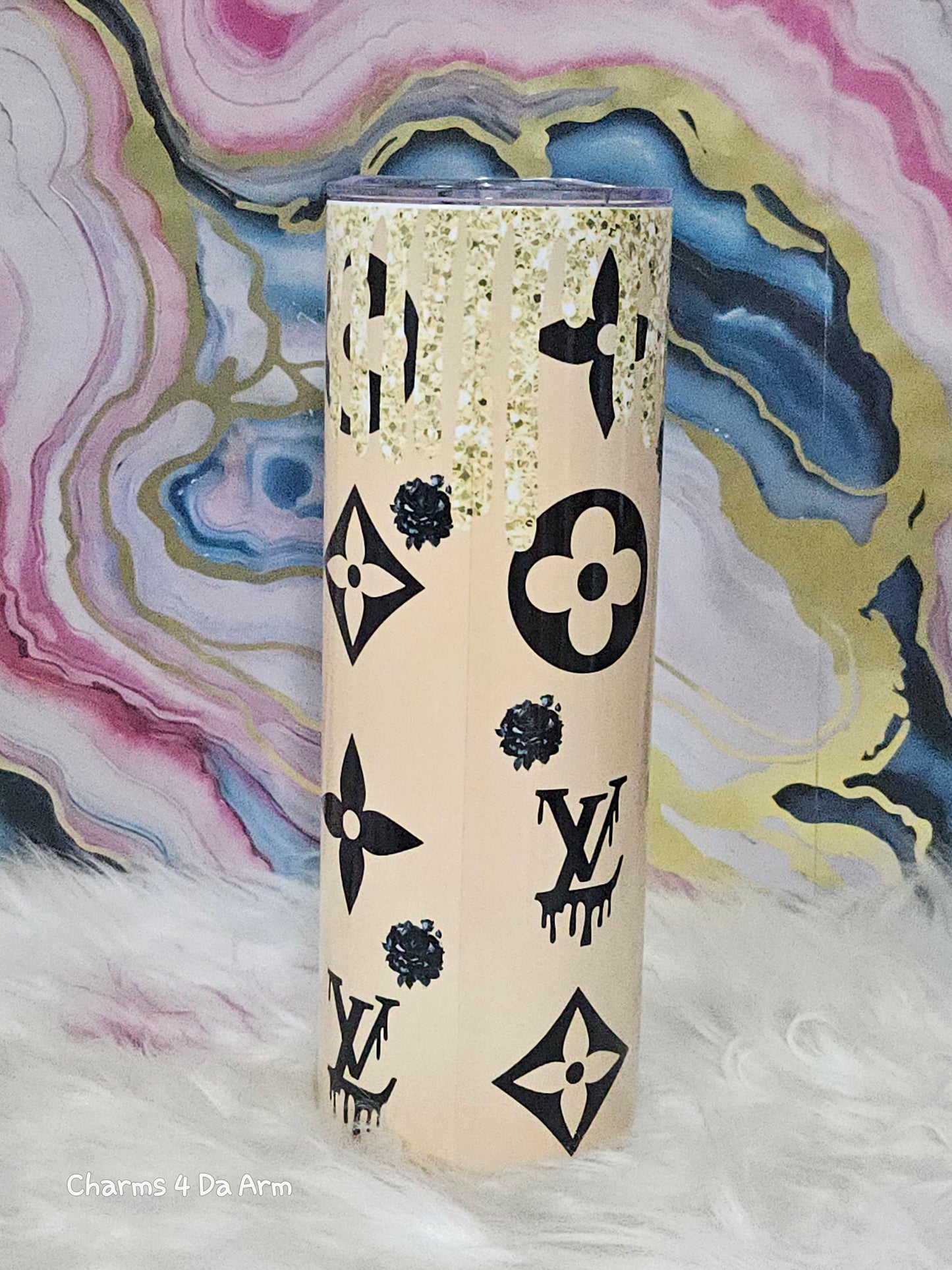 LV inspired Tumbler.